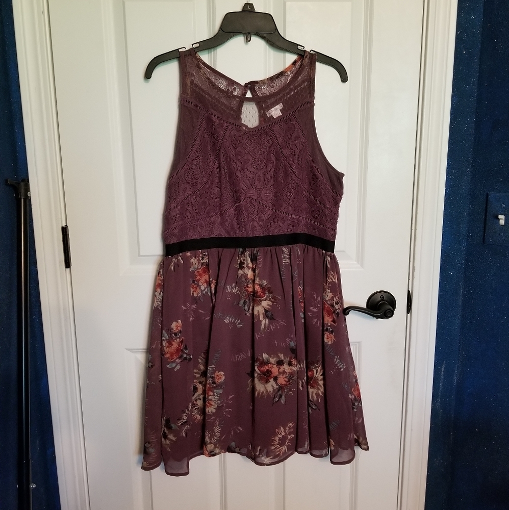 Xhilaration Purple Dress